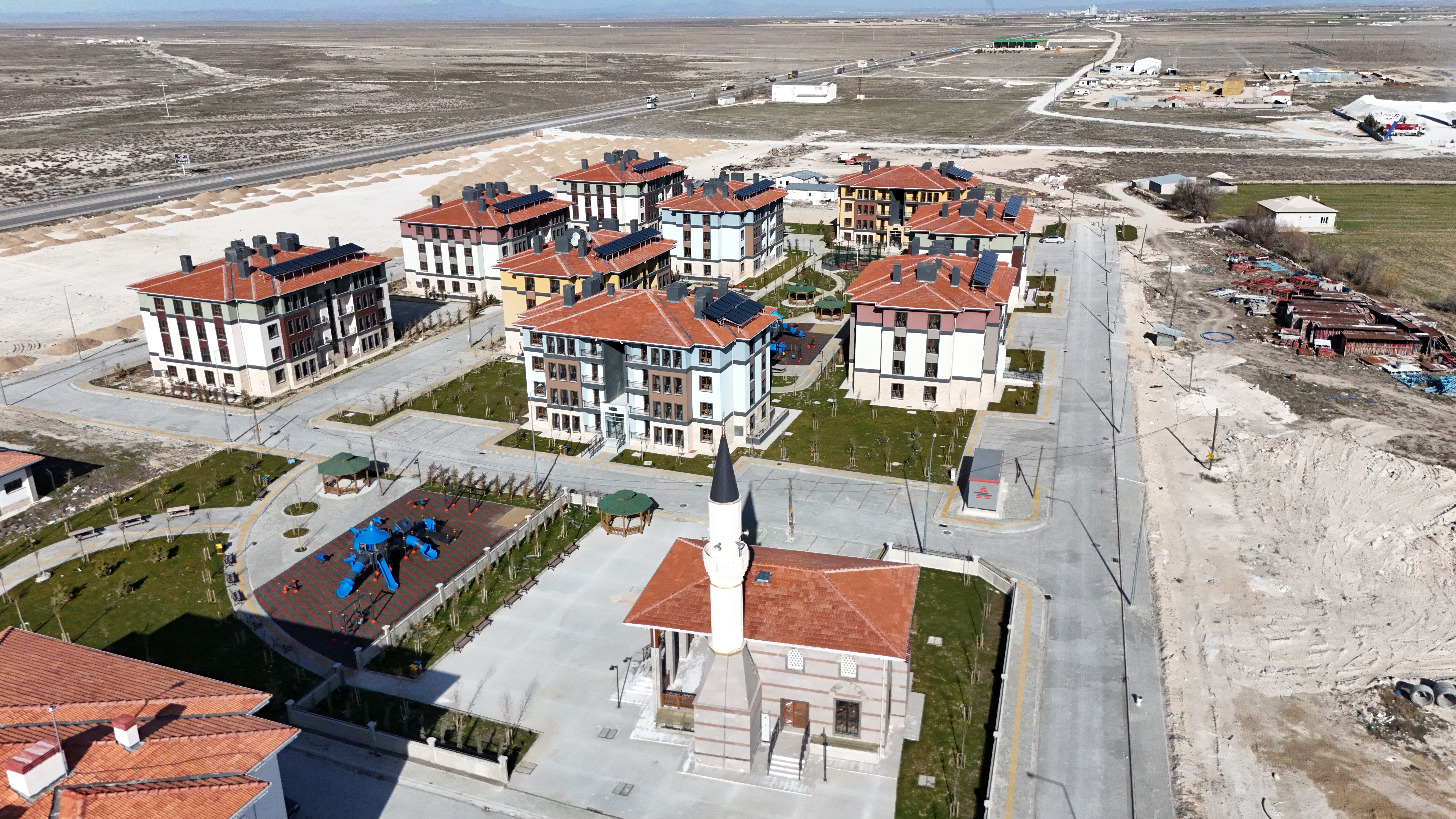 Aksaray – sultanhanı ilçesi, 4.etap 143 konut ve 1 adet cami inşaatı ile altyapı ve çevre düzenlemesi